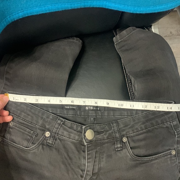 STS Blue Piper Skinny Jeans Distressed Black Size 7 - Picture 12 of 15